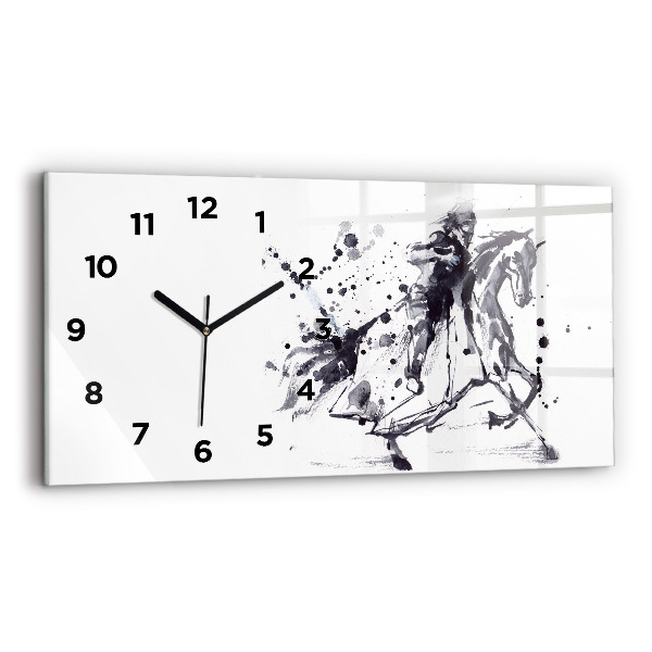 Orologio rettangolare Cavaliere a cavallo