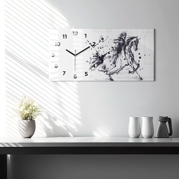 Orologio rettangolare Cavaliere a cavallo