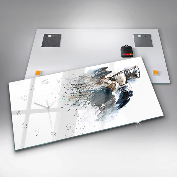 Orologio rettangolare Capitano della nave con binocolo