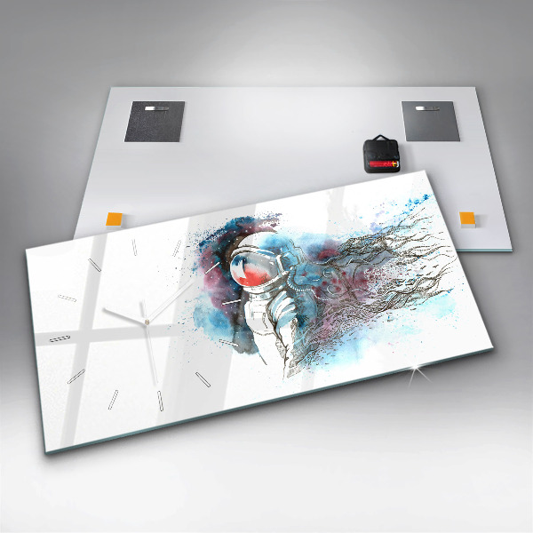 Orologio rettangolare Astrazione astronauta