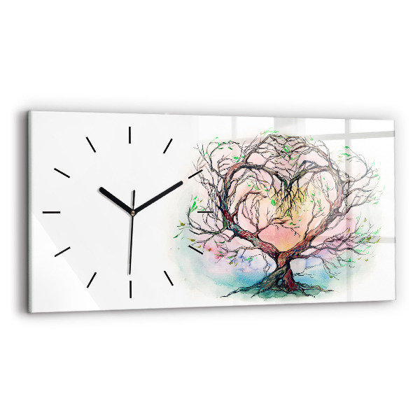 Orologio rettangolare L'albero è il cuore della natura