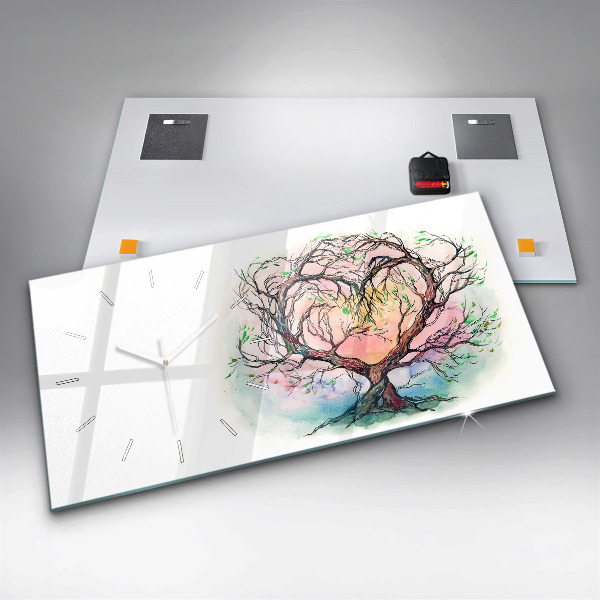 Orologio rettangolare L'albero è il cuore della natura