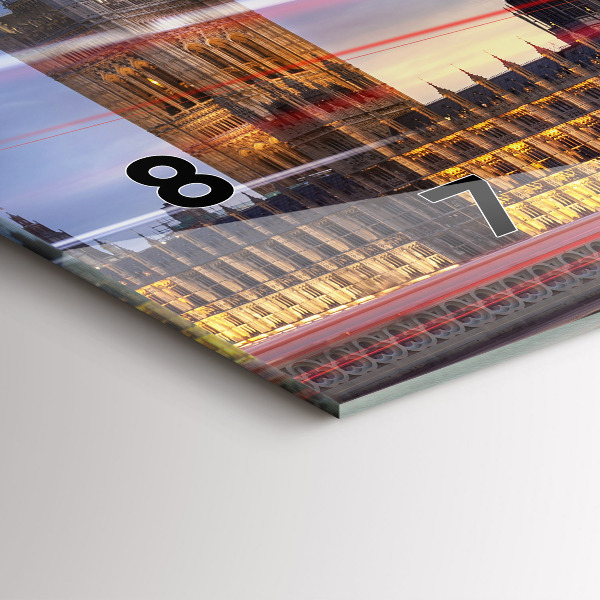 Orologio rettangolare Autobus rosso di Londra