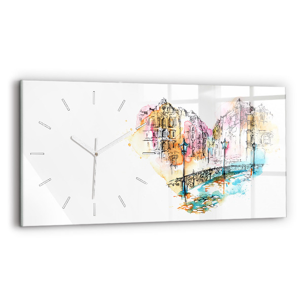 Orologio rettangolare Architettura dipinta