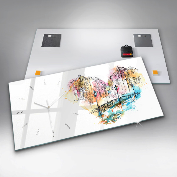 Orologio rettangolare Architettura dipinta