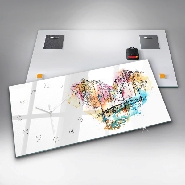 Orologio rettangolare Architettura dipinta