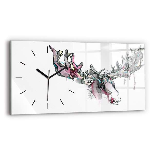 Orologio rettangolare Estratto di alce