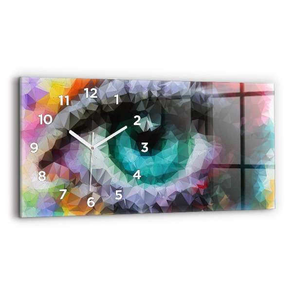 Orologio rettangolare Occhio umano colorato