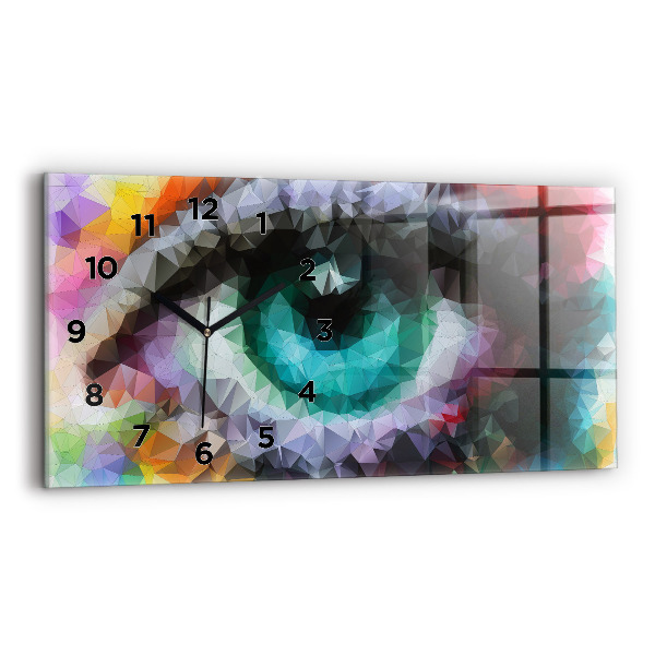 Orologio rettangolare Occhio umano colorato