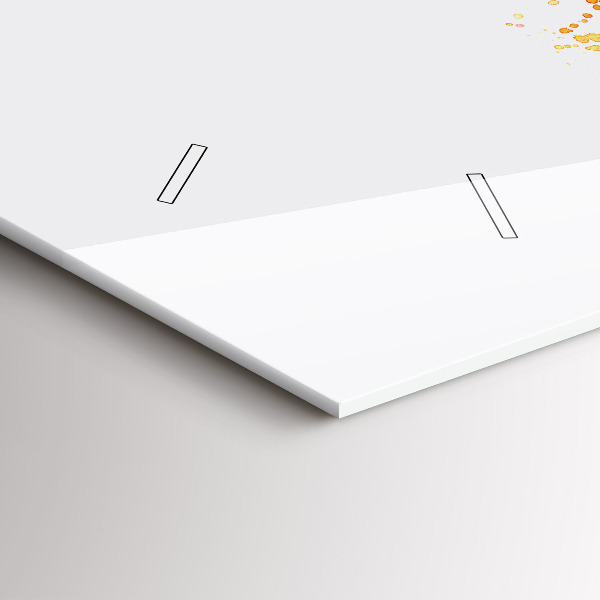 Orologio rettangolare Bici dipinta