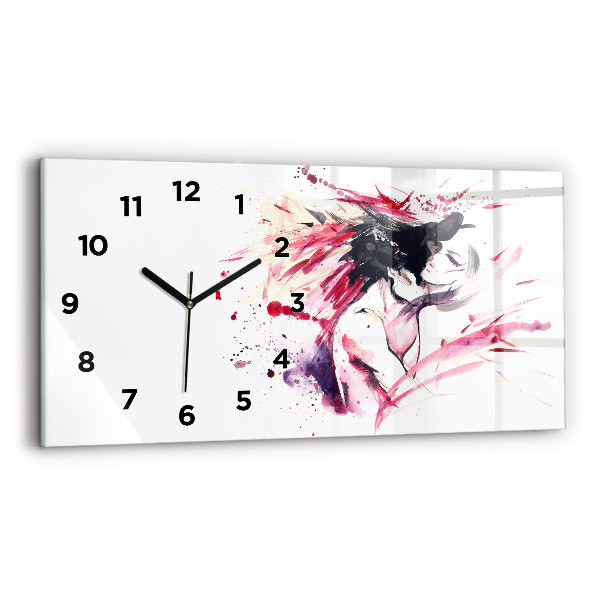 Orologio rettangolare Astrazione degli amanti
