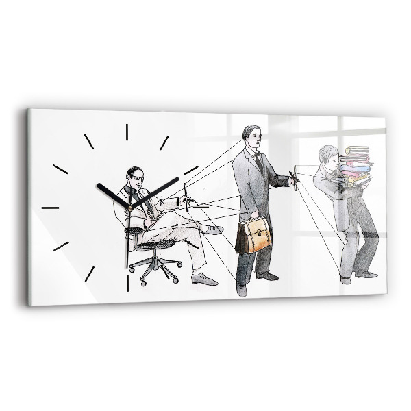 Orologio rettangolare Persone burattinaie