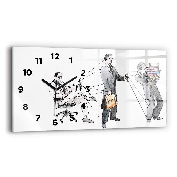 Orologio rettangolare Persone burattinaie