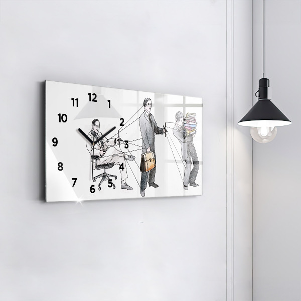 Orologio rettangolare Persone burattinaie