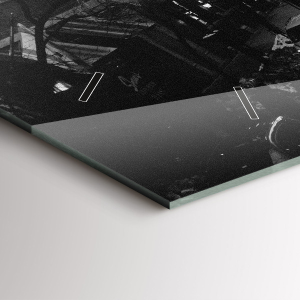 Orologio rettangolare Strade della città di Chicago