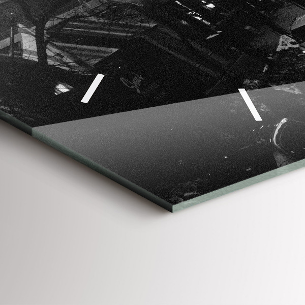 Orologio rettangolare Strade della città di Chicago