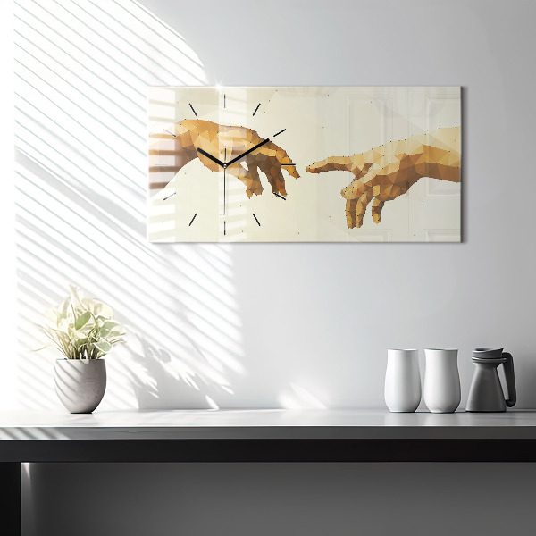 Orologio rettangolare Creazione di Adamo