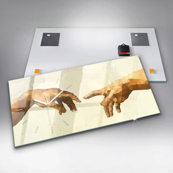 Orologio rettangolare Creazione di Adamo