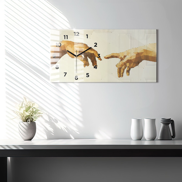 Orologio rettangolare Creazione di Adamo