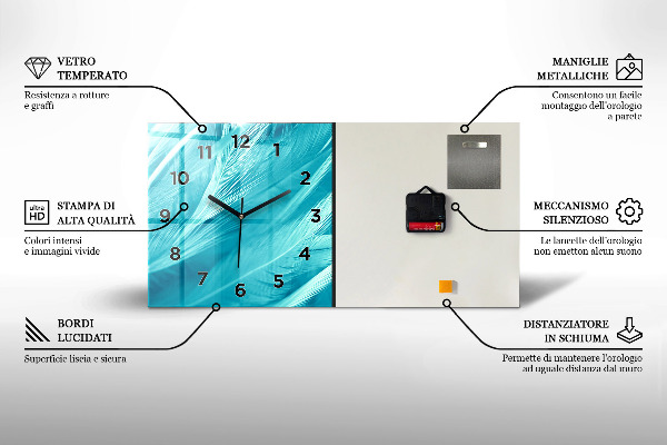 Orologio rettangolare Creazione di Adamo
