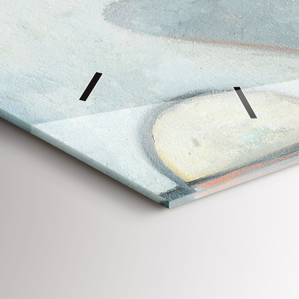 Orologio rettangolare Pittura astratta