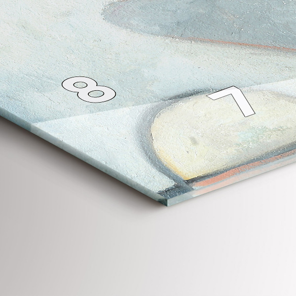 Orologio rettangolare Pittura astratta