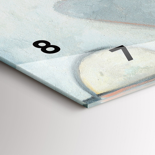 Orologio rettangolare Pittura astratta