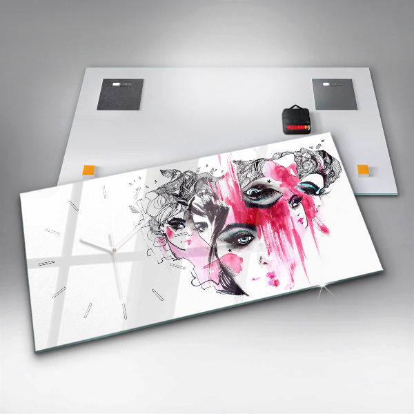 Orologio rettangolare I molti volti dell'astrazione