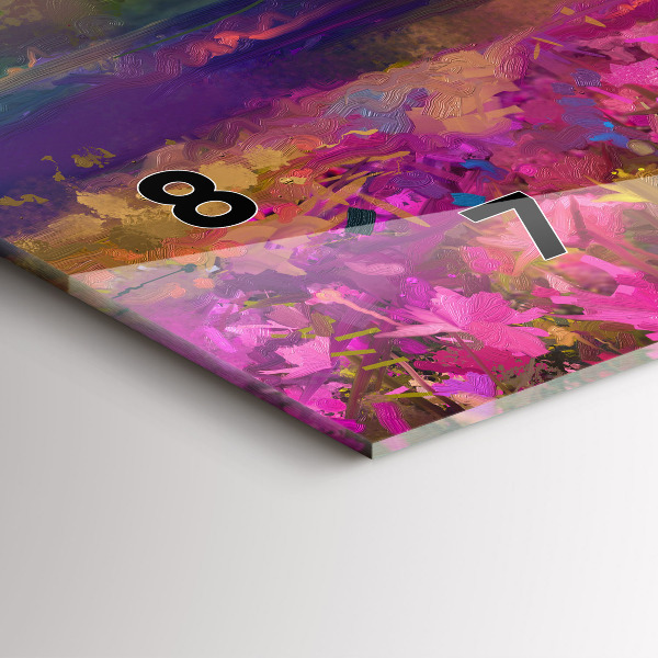 Orologi orizzontali Paesaggio di natura e fiori