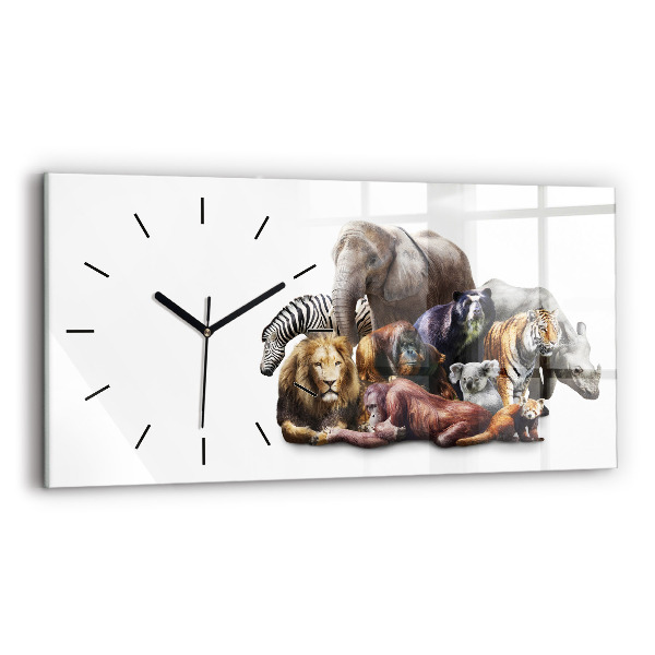 Orologio rettangolare Animali selvatici