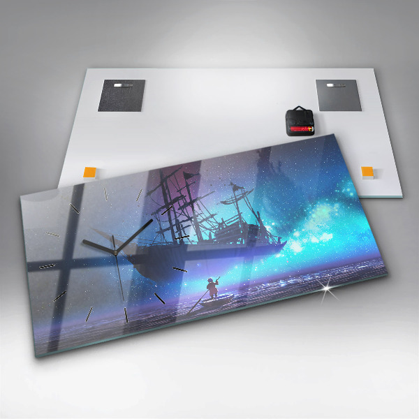 Orologi orizzontali Nave a vela fantasy