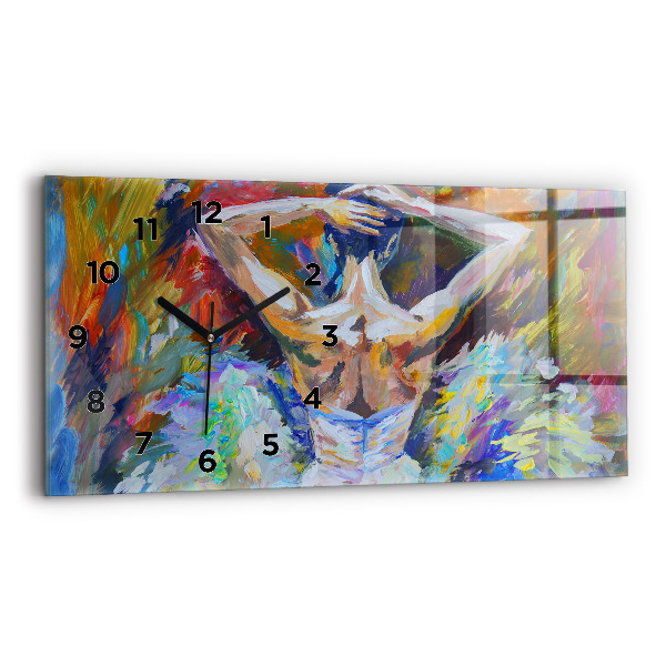 Orologi orizzontali Ballerina dipinta
