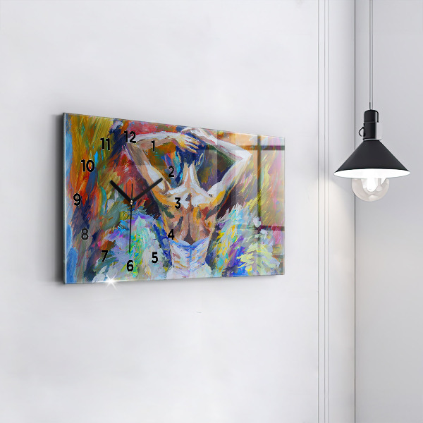 Orologi orizzontali Ballerina dipinta