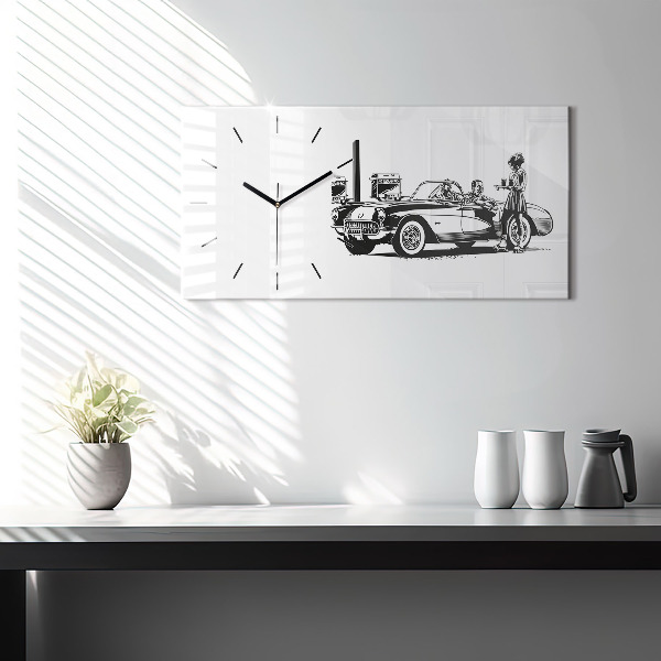 Orologio rettangolare Illustrazione retrò