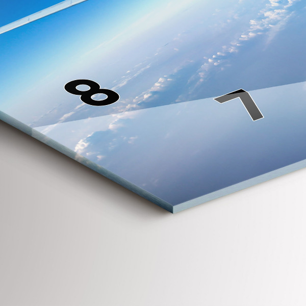 Orologio rettangolare Aereo delle nuvole