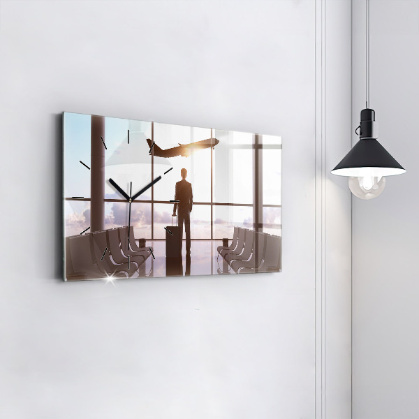 Orologio rettangolare Uomo all'aeroporto