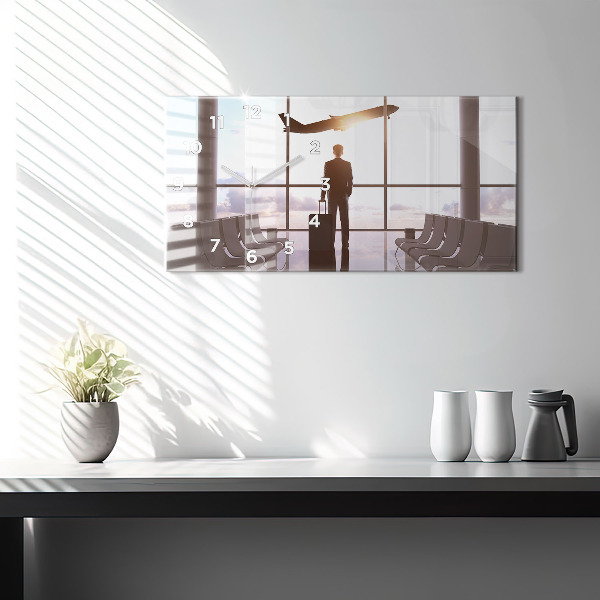 Orologio rettangolare Uomo all'aeroporto