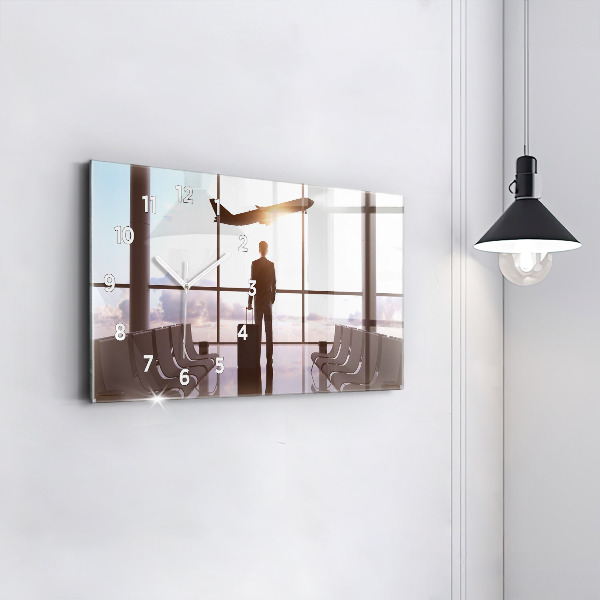 Orologio rettangolare Uomo all'aeroporto