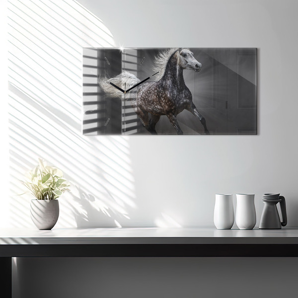 Orologio rettangolare Cavallo al galoppo