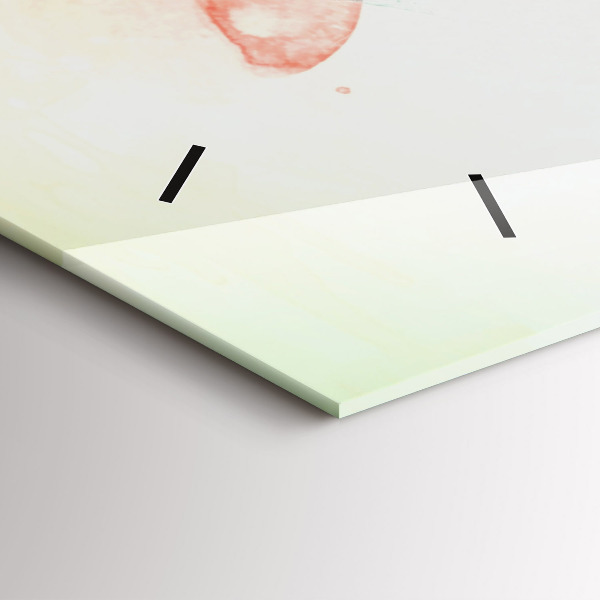 Orologio rettangolare Volto di donna astratto