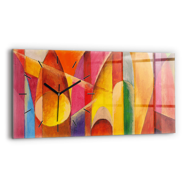 Orologio rettangolare Decorazione artistica Astrazione