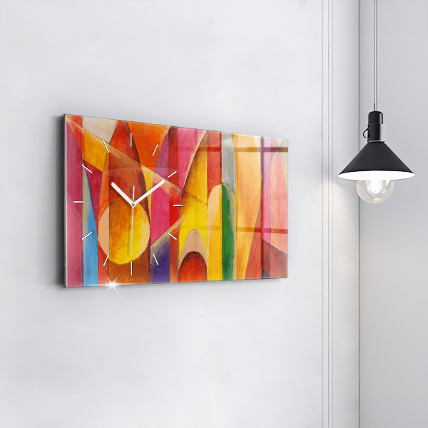 Orologio rettangolare Decorazione artistica Astrazione