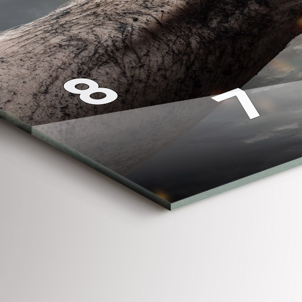 Orologio rettangolare Pugni Forza Potenza