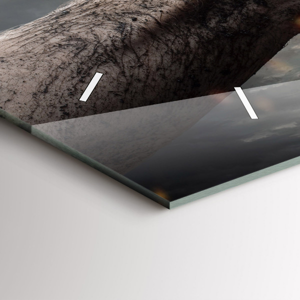 Orologio rettangolare Pugni Forza Potenza