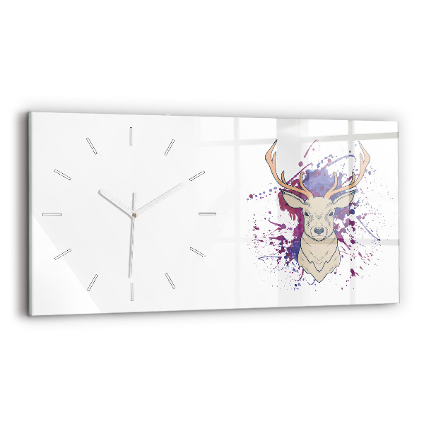 Orologio rettangolare Illustrazione vettoriale di cervo