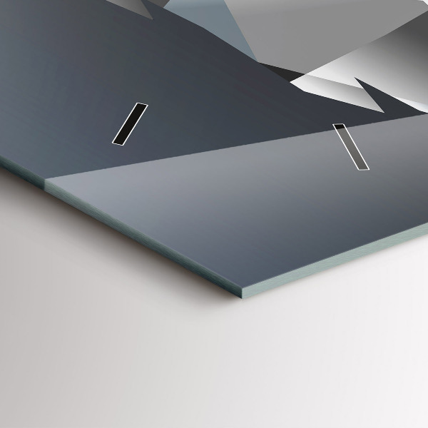 Orologio rettangolare Testa di lupo