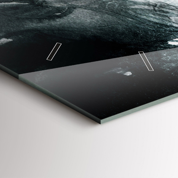 Orologio rettangolare Ritratto di una donna labbra rosse