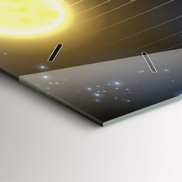 Orologio rettangolare Sistema solare