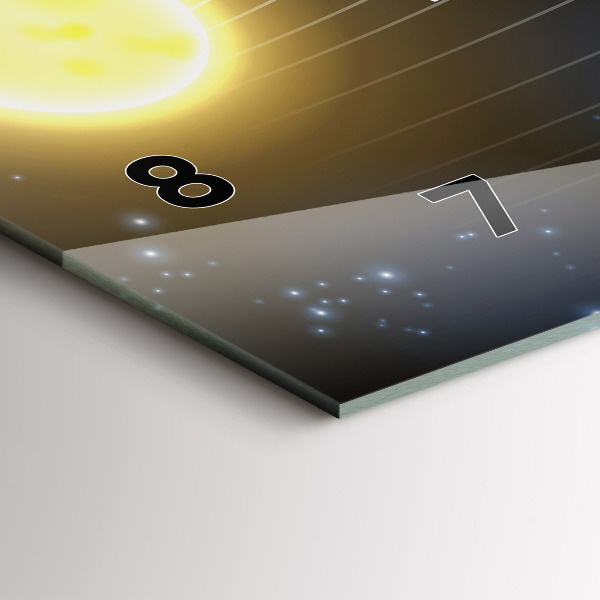 Orologio rettangolare Sistema solare