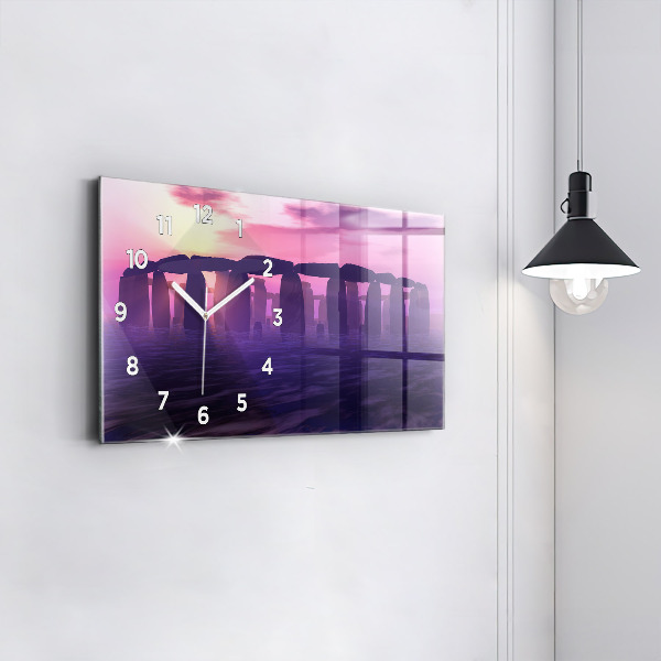 Orologio rettangolare Tramonto a Stonehenge